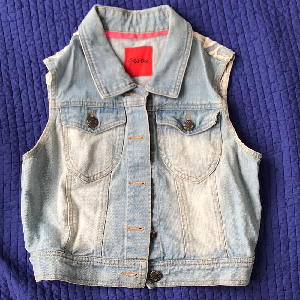 Light Wash Jean Vest
